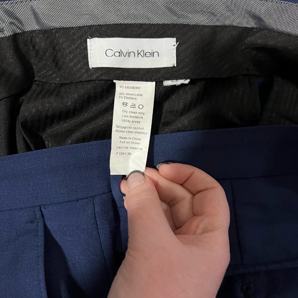 Blue Calvin Klein Suit - 42R & 32Wx30L - Picture 5 of 5